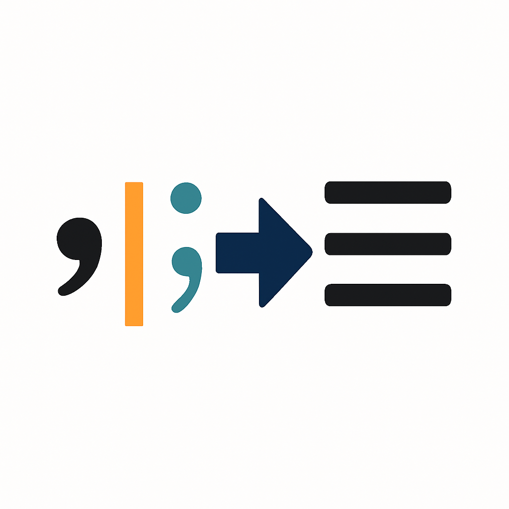 Convert Comma Separated List to Column