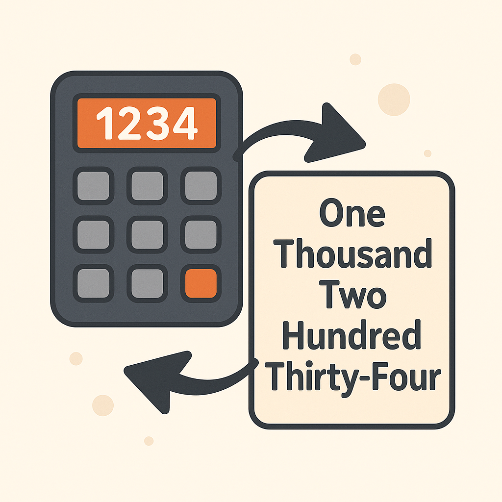 Numbers To Words Converter