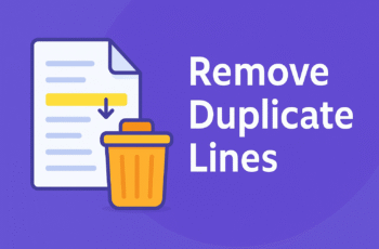 Remove Duplicate Lines