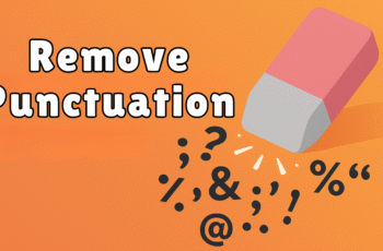 Remove Punctuation