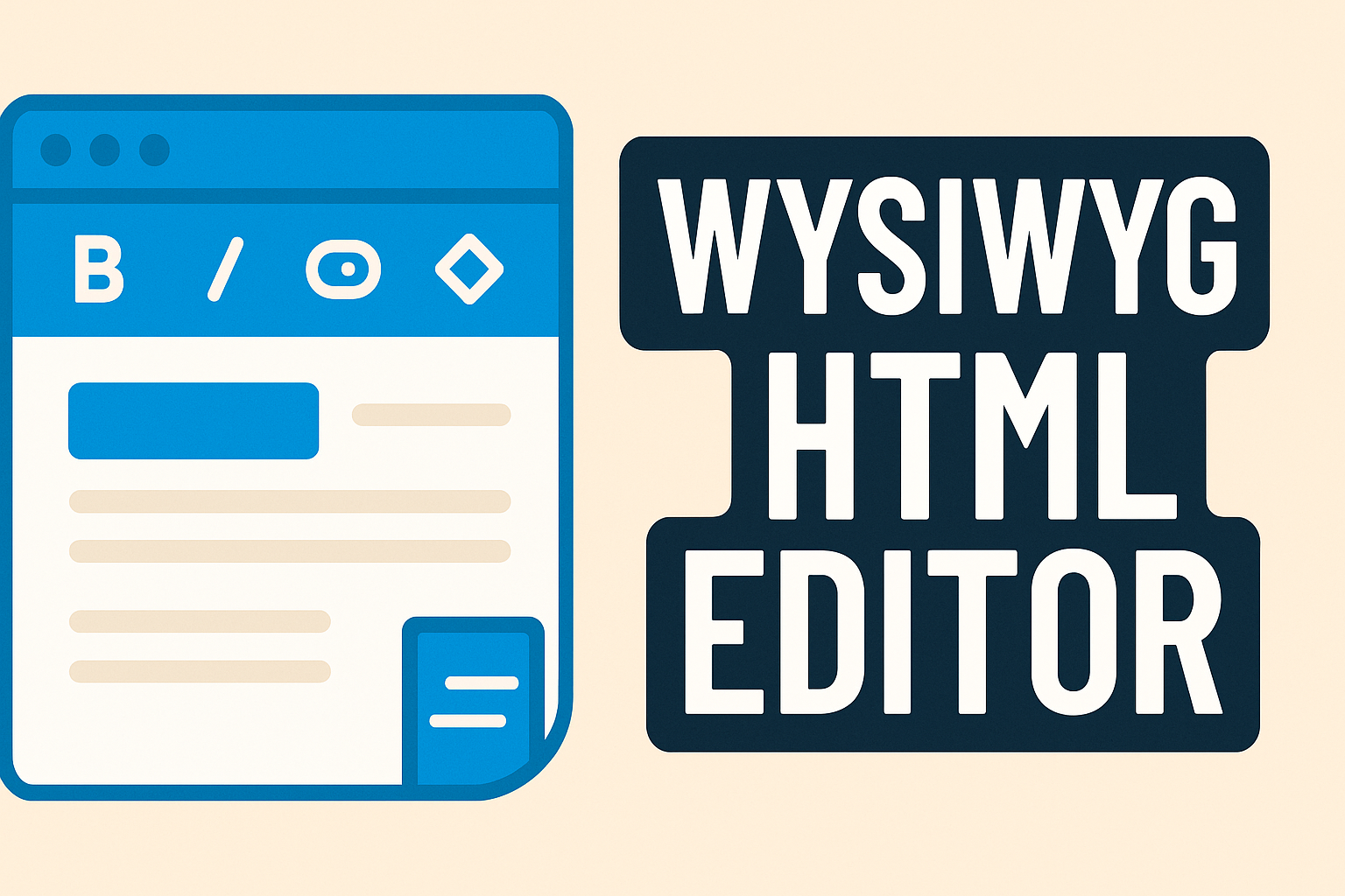 WYSIWYG HTML Editor