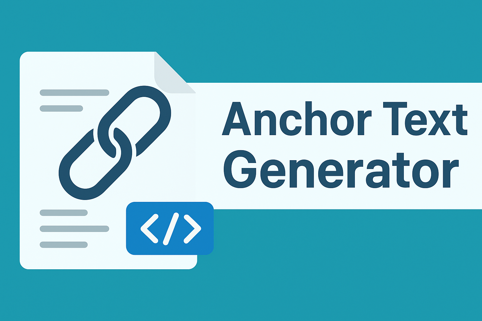 anchor text generator​