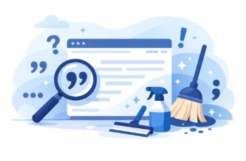 Online Punctuation Cleaner: When to Use One